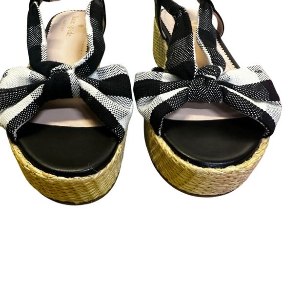 Kate Spade Betsy Platform Bow Sandals Size 8 - Picture 7 of 11